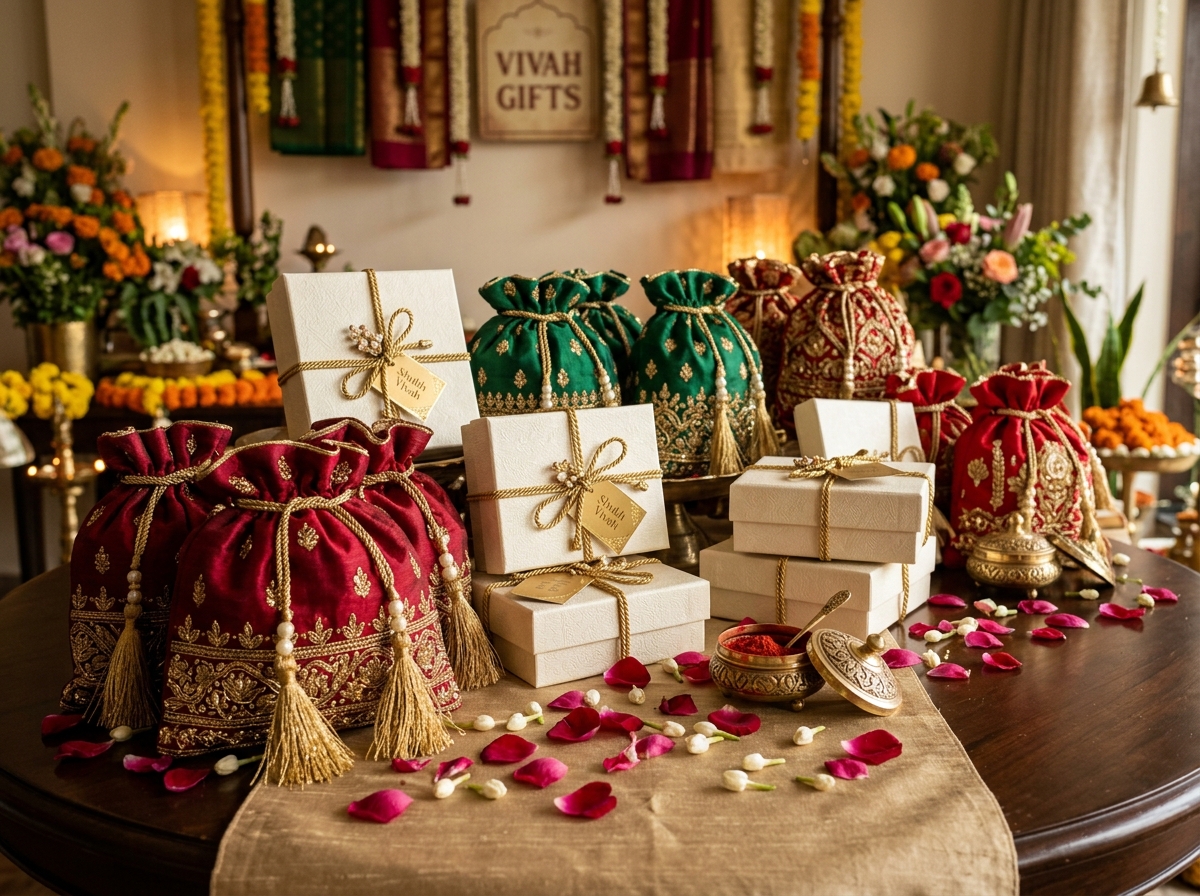 Wedding guest favors and return gifts